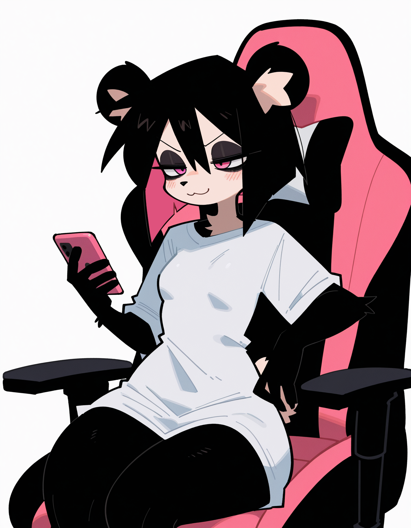 Yunyun in her natural habitat